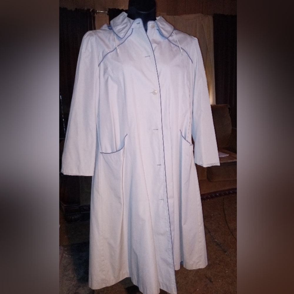Classic White Button-Up Coat